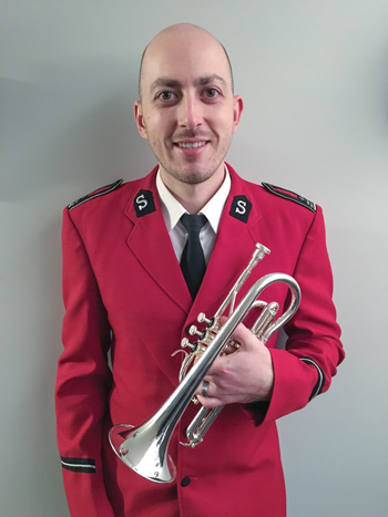 Vos is a member of the Canadian Staff Band
