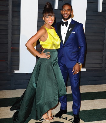 Chris Paul and his wife, Jada