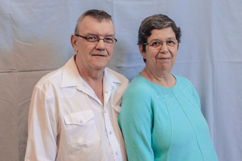 Barry Morgan and his wife, Shirley