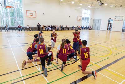 Photo of basketball tournament