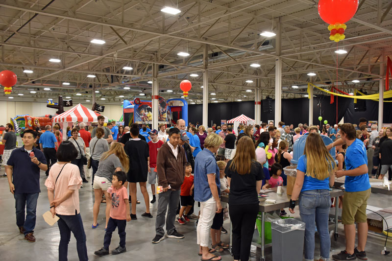 Hundreds of people gathered at the Toronto Congress Centre for the Under the Big Top event
