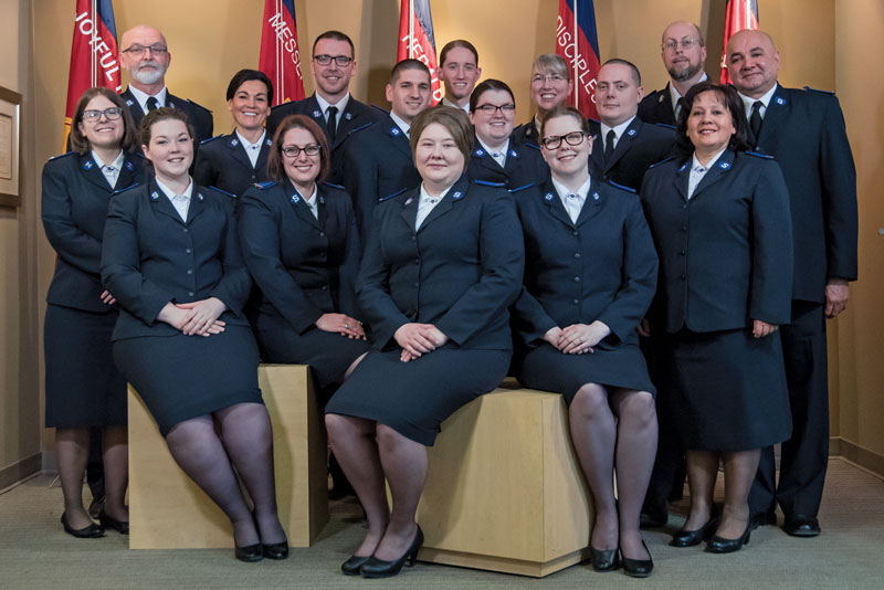 The Messengers of the Gospel ahead of their commissioning in June 2018