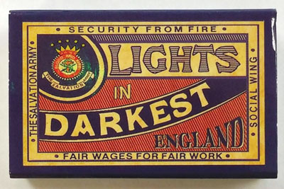 Lights in Darkest England matchbox