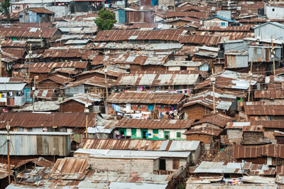 The Kibera slums