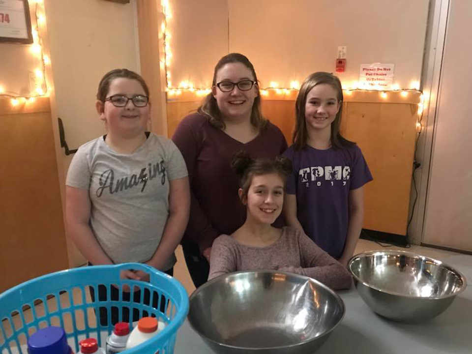 Children participate in the Shine! weekend at Gander Corps, N.L.