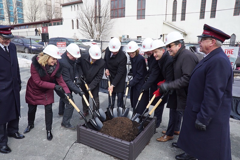 Breaking ground at the Centre of Hope on Springdale Street in St. John’s