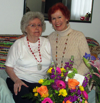 Jeanette with her mother
