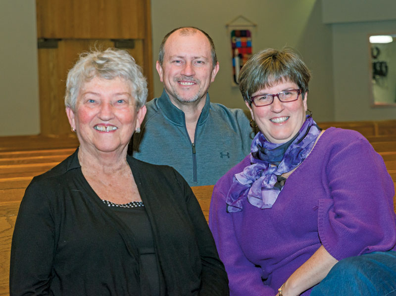 Shirley Benson with her son, Derek, and daughter, Lisa (Photo: SteadRock Photography)