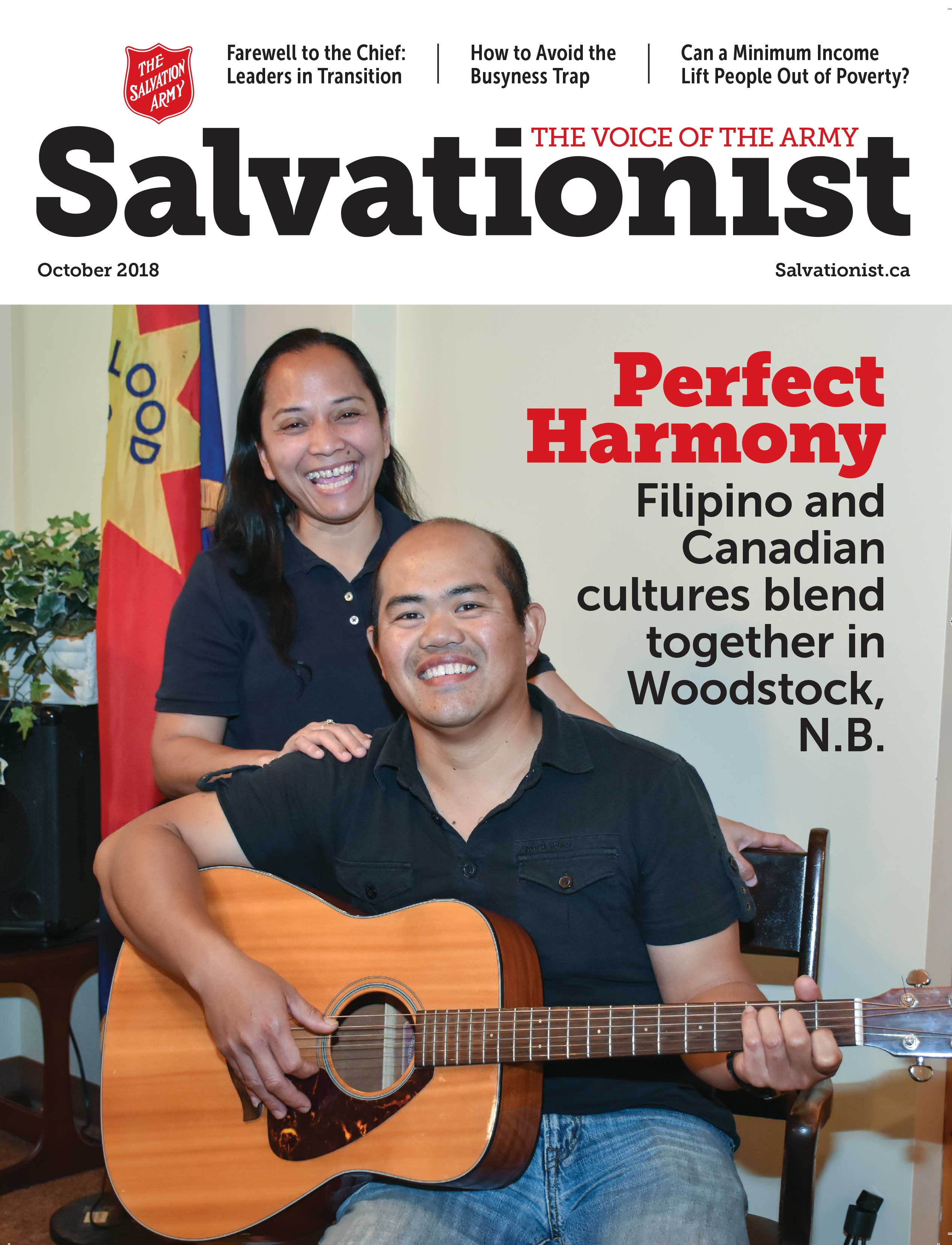 Cover of Salvationist October 2018 