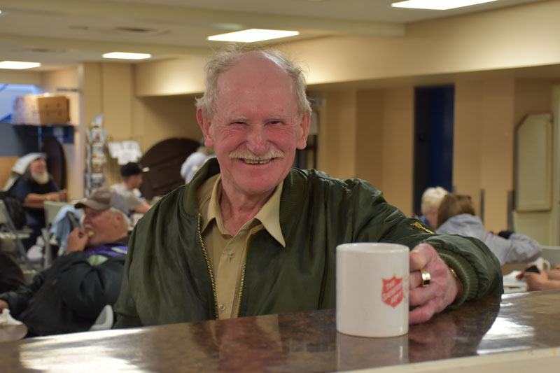 “The best thing about the Friendship Room is the people," says Ronald Brandon Duffy