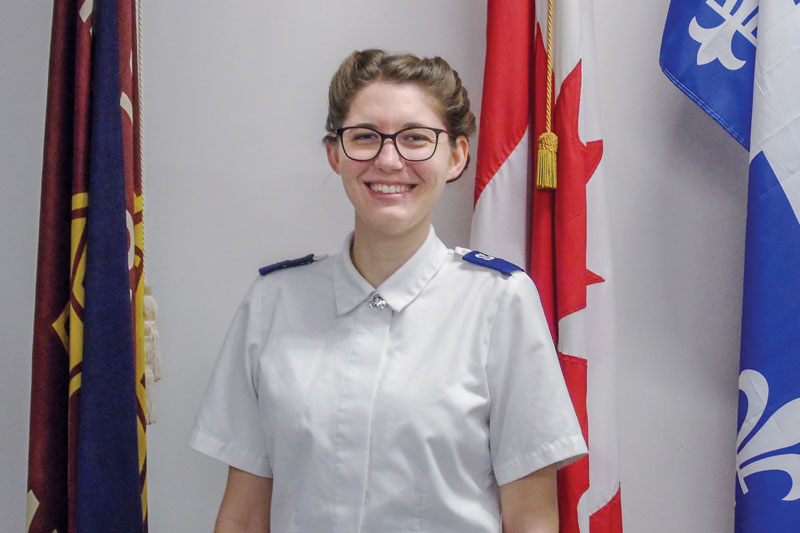 Robyn Purcell proudly wears her Salvation Army uniform