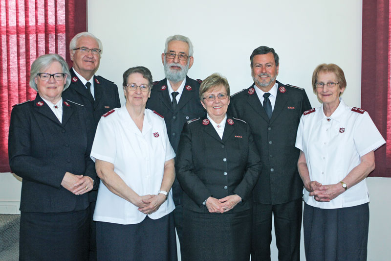 The retired officers at Chance Cove Corps (Photo: Brian Dyer)