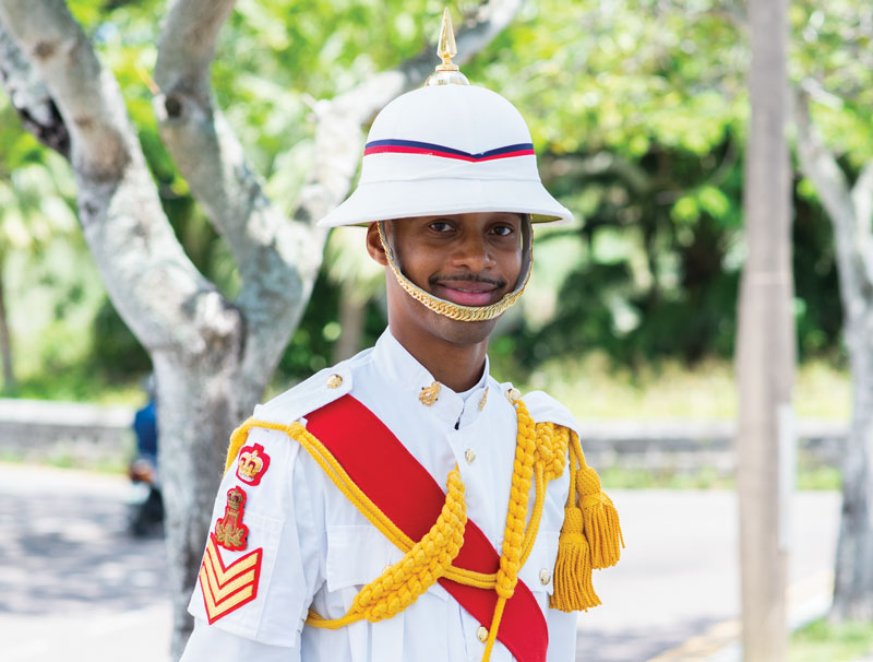 CSgt Sheldon Fox II of the Royal Bermuda Regiment (Photos: Two & Quarter Photography Ltd.)
