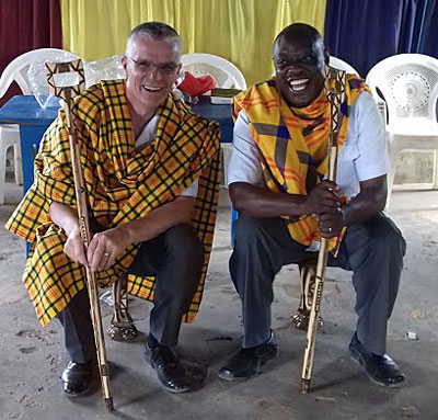 Photo of Lt-Col Morris Vincent and Lt-Col John Olewa