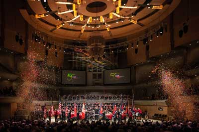 A triumphant end to the Saturday evening concert