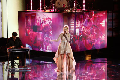 Emily Ann performs on The Voice