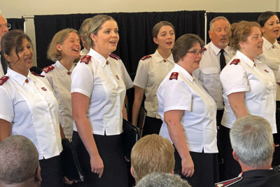 CSS sing at West End Community Church