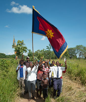 Malawi Salvation Army members