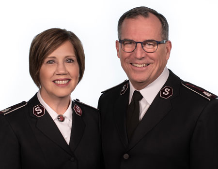 Portraits of Commissioners Floyd and Tracey Tidd, territorial leaders, smiling