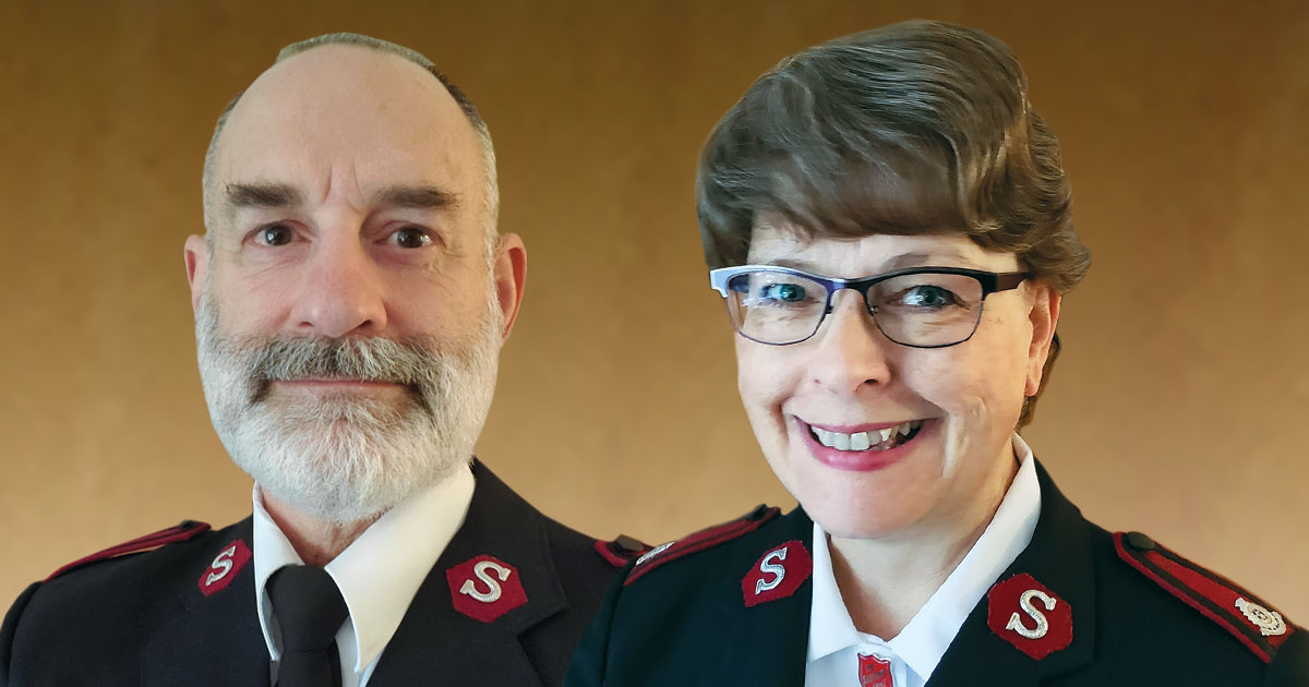 Mjrs Brian and Deborah Coles are the corps officers at Southmount Citadel in Vancouver