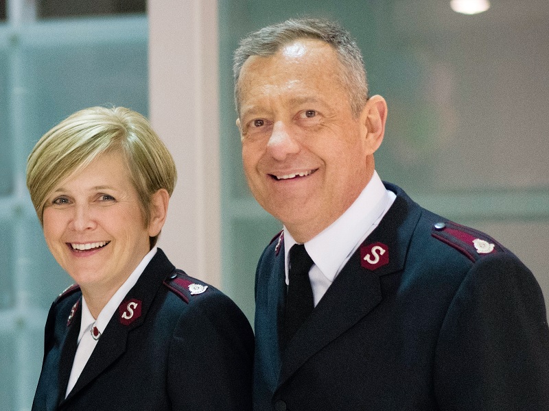 Majors Shona and Keith Pike are currently stationed at International Headquarters in London, England