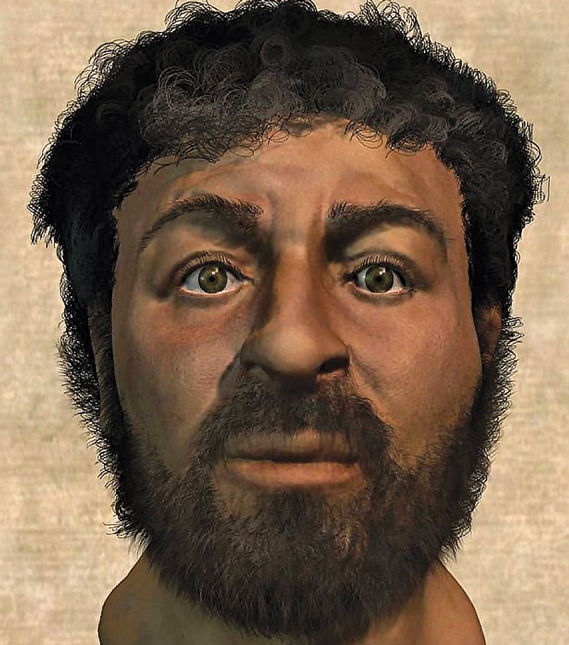 A depiction of Jesus by Richard Neave, a British expert in forensic facial reconstruction