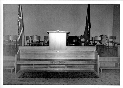 The mercy seat at Ellice Avenue Corps 