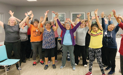 Women in Terrace, B.C., practise WholyFit