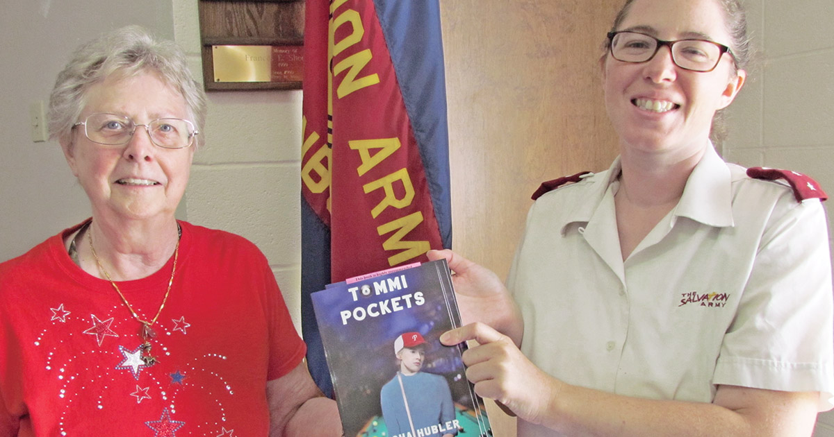 Marsha Hubler (left) with Captain Jessica Duperree