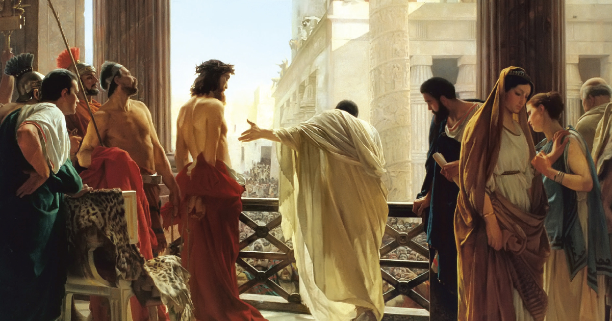 Ecce Homo (Here is the Man) by Antonio Ciseri (1821-91)