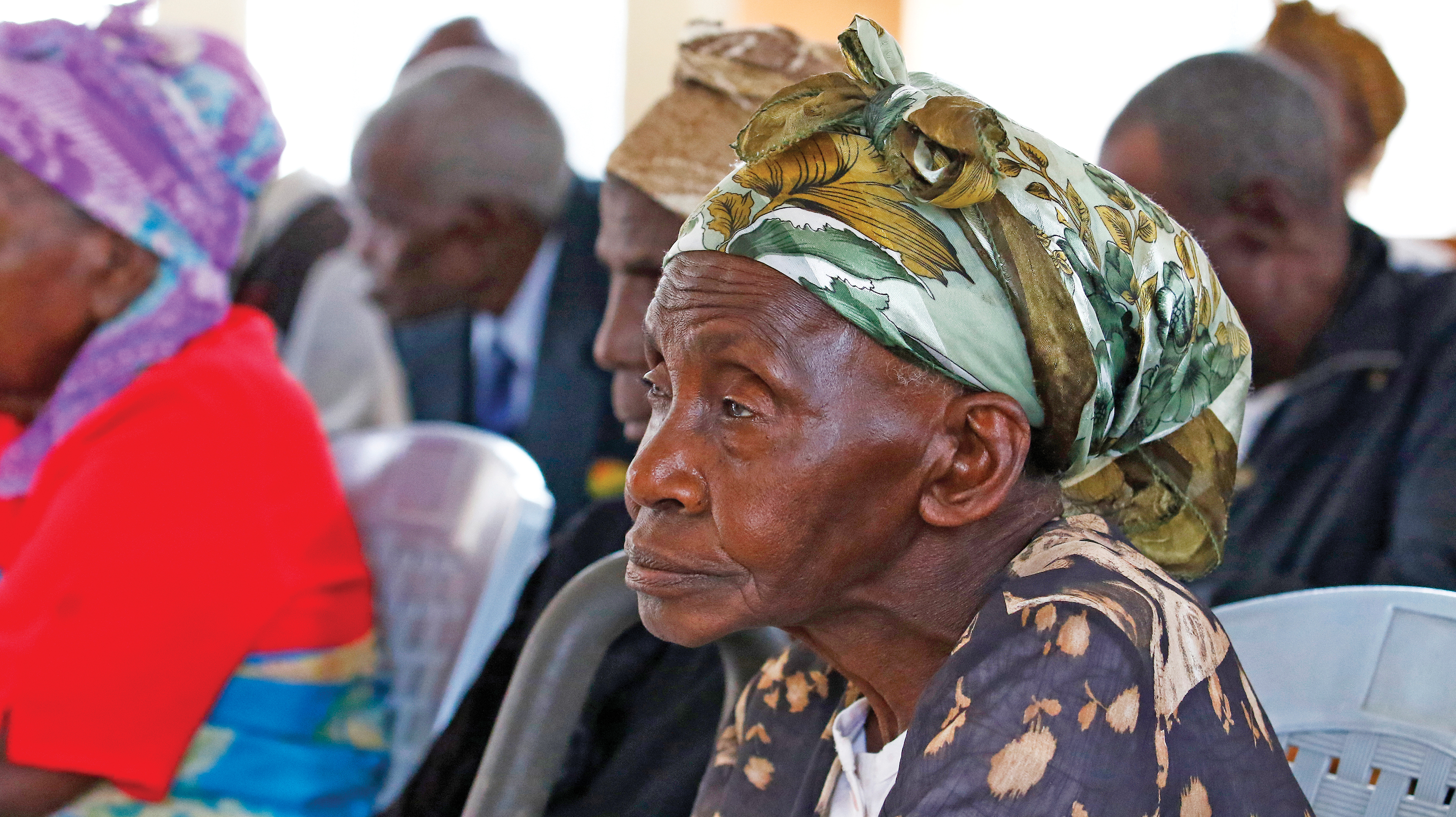 A resident at The Salvation Army Mitanda Home for the Aged 