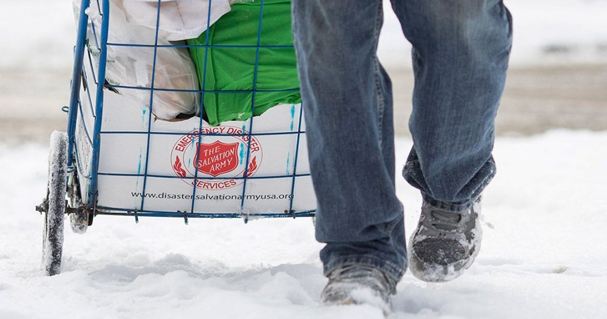 Salvation Army Helps Families Affected By Polar Vortex In Continental USA