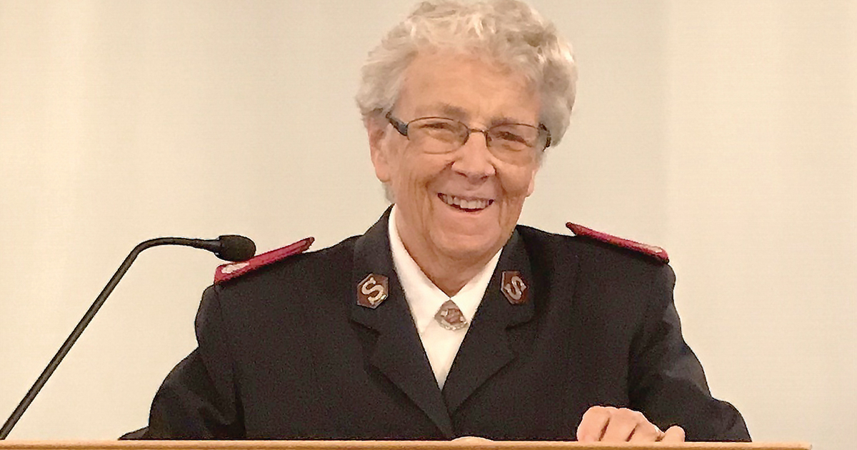 Mjr Lillian Pelley is the corps officer in Englee, N.L.