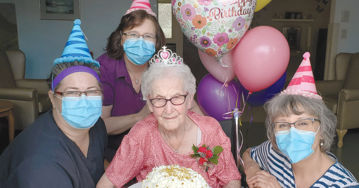 Kay Shropshire celebrates her 100th birthday