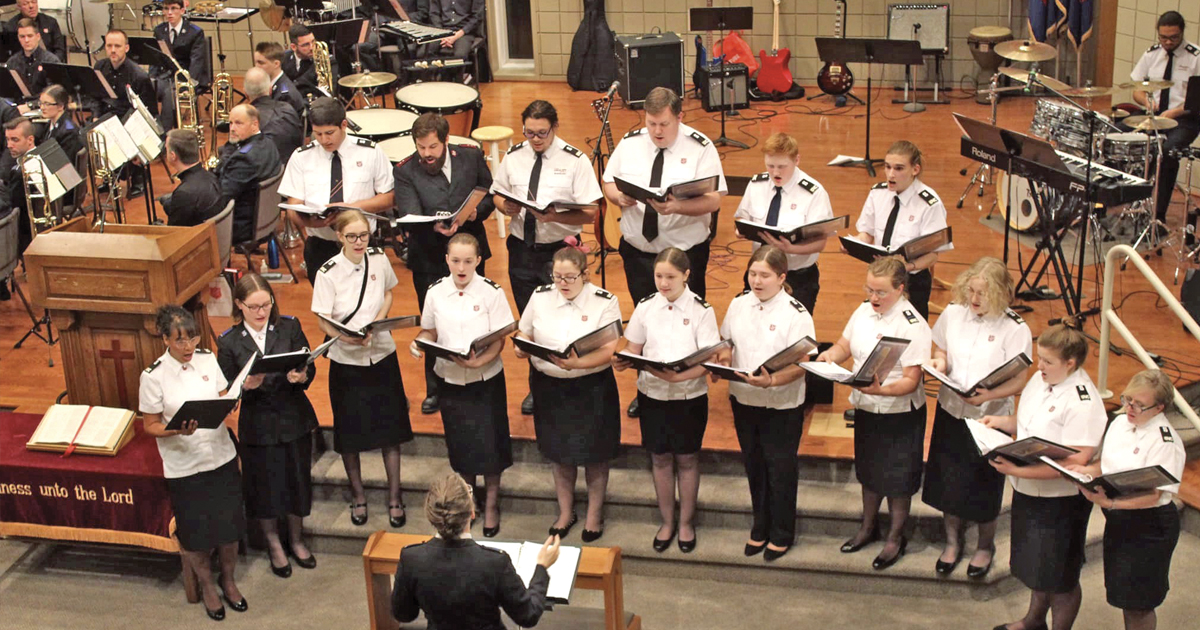 The Southwestern Ontario Youth Chorus in action, prior to the pandemic