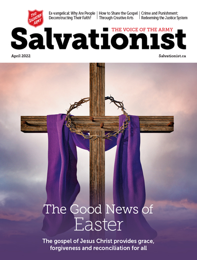 Salvationist Magazine April 2022 cover graphic