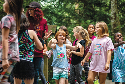 At camp, youth can expect to be greeted by fun, caring staff and faculty mentors who will help them develop their skills, deepen their faith and build peer connections
