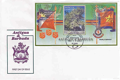 Stamp from Antigua