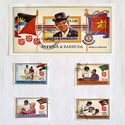 Stamps from Antigua and Barbuda