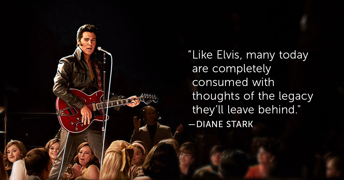 Elvis Presley (Austin Butler) lights up the stage at an early performance