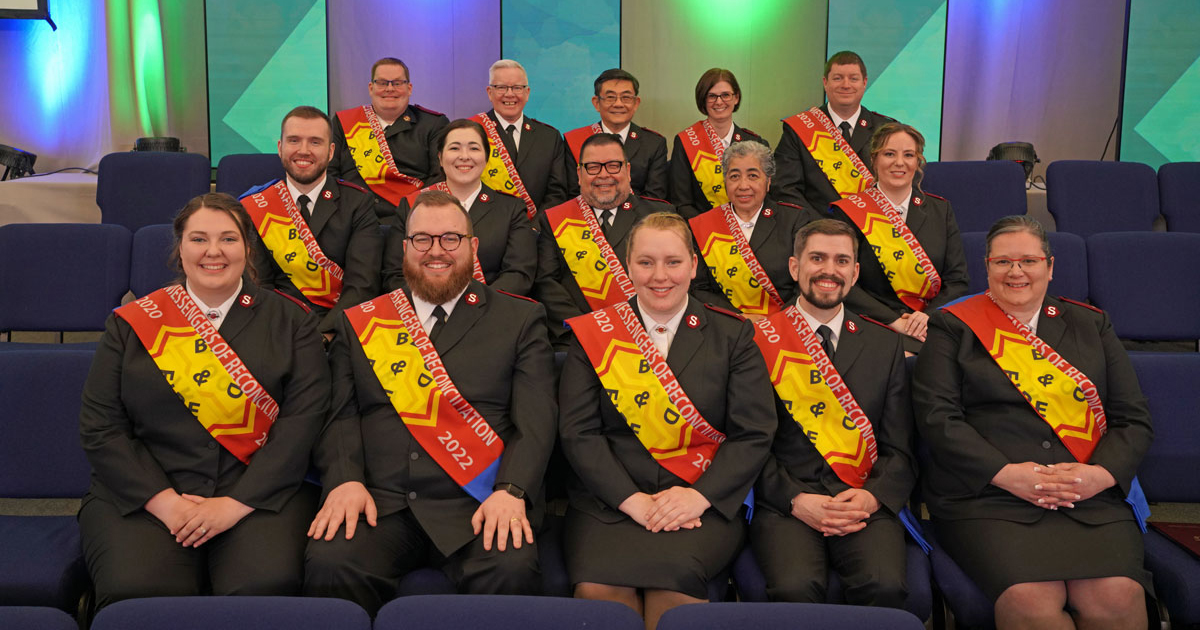 The Canada and Bermuda Tty’s newest Salvation Army officers (Photos: Symon Ptashnick)