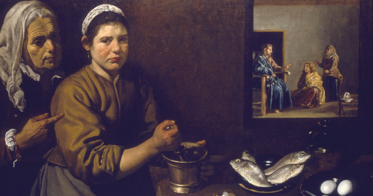 “Christ in the House of Martha and Mary,” by Diego Velazquez