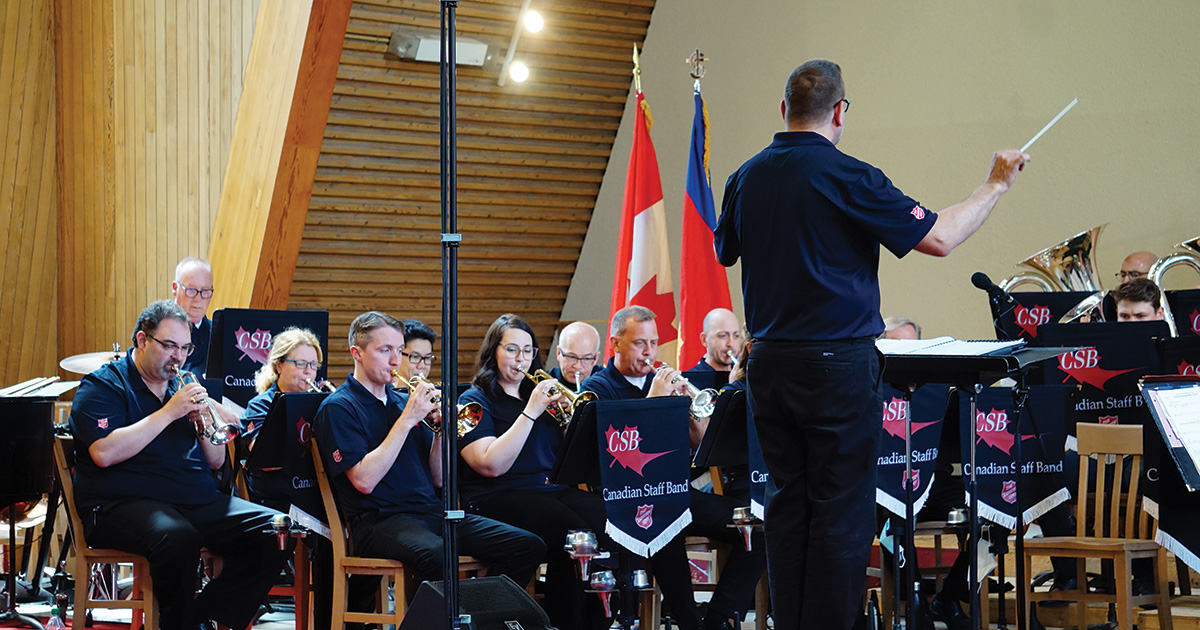 The Canadian Staff Band in concert at Yorkminster Citadel in Toronto