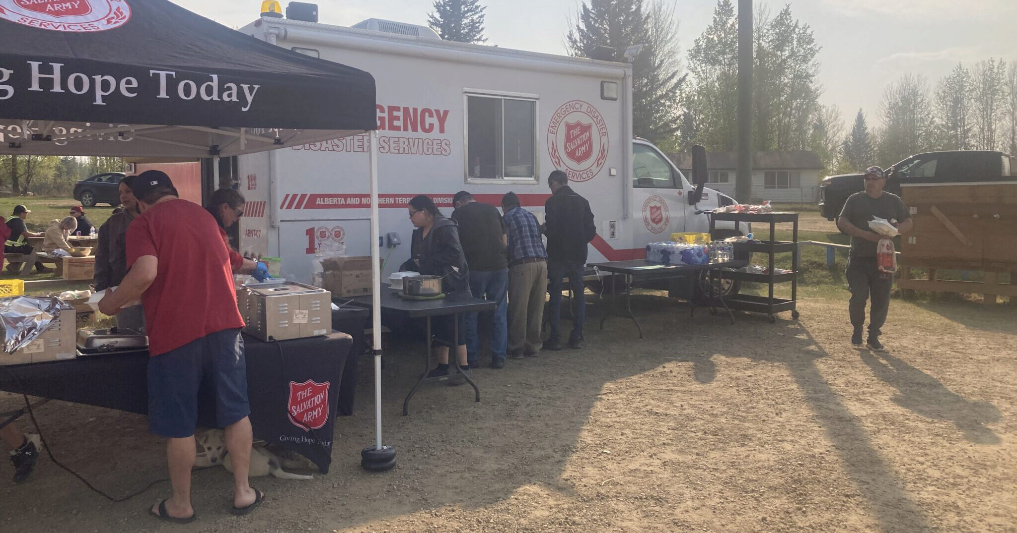  Salvation Army Assists Yellowknife Residents Fleeing Wildfires