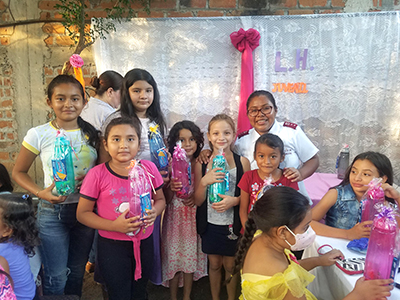 Girls participate in home league in El Salvador