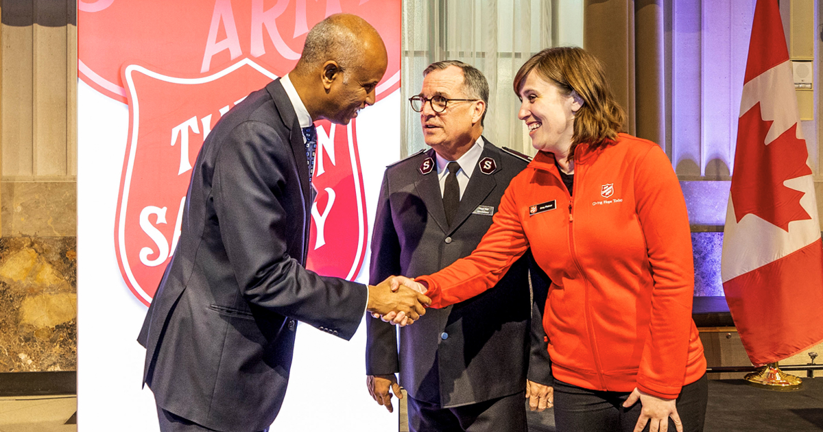 Salvation Army Leaders Visit Ottawa for Week at Parliament