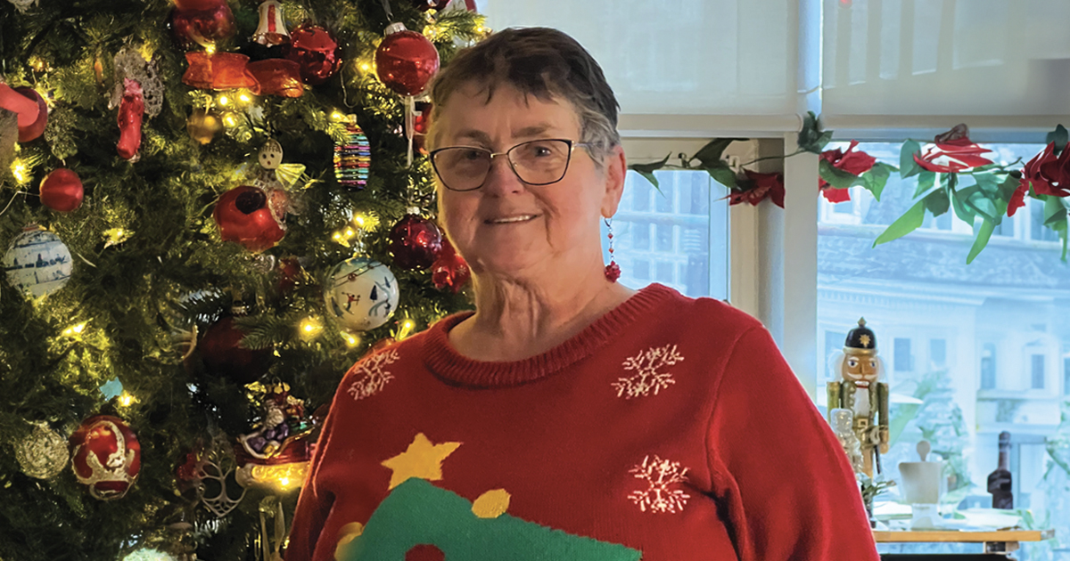 “The Salvation Army showed me the meaning of giving,“ says Phyllis Barnaby
