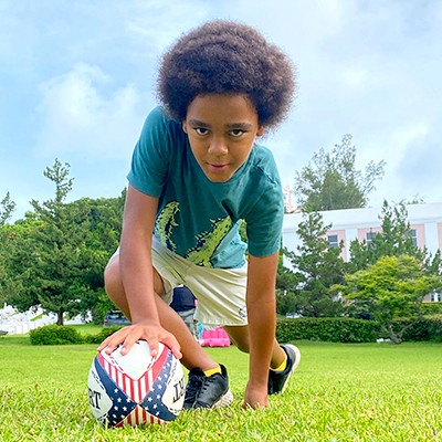 Sports camp gave kids a chance to try 10 different sports over five days (Photo: Cpt Adriane Cartmell)