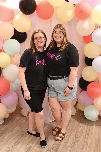 Lisl Barnes and Jillian Penney at a BRAVE event in Kamloops, B.C.