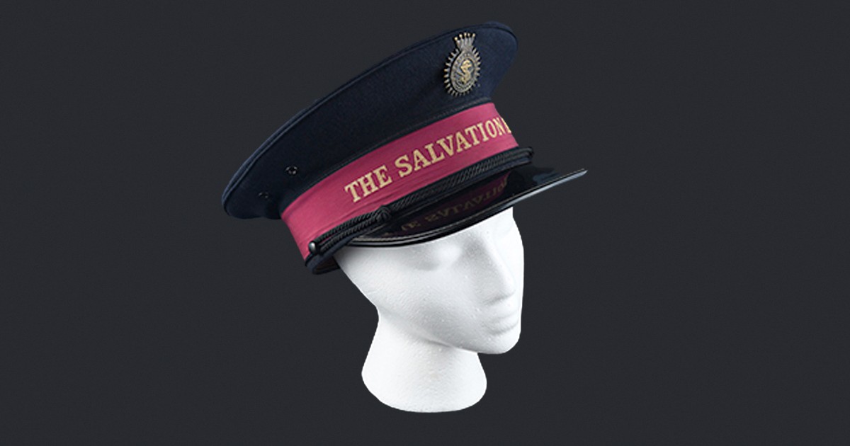 A Salvation Army hat